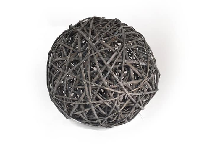 Immagine e commerce Sfera vimini grigio diametro 48 cm