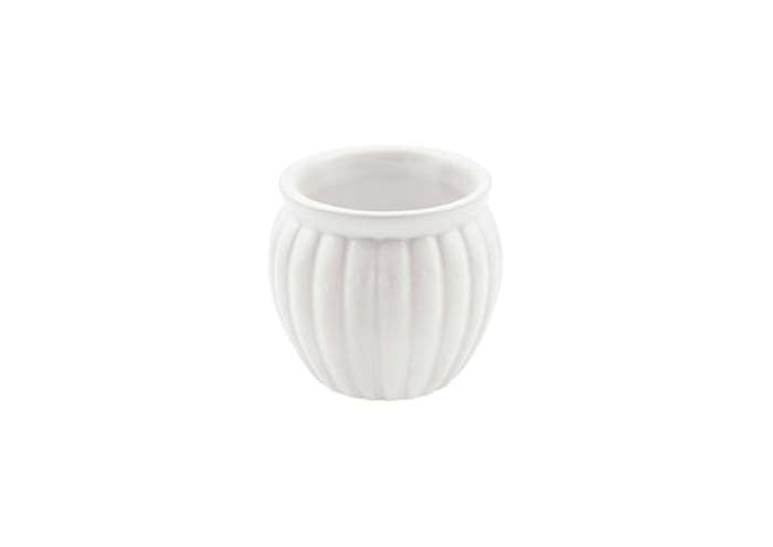 Immagine e commerce Vasetto ceramica baccellato per piante vaso 6 cm