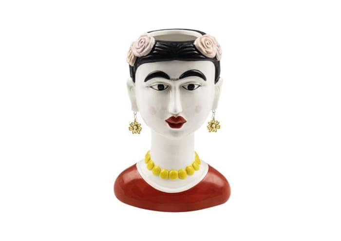 Immagine e commerce Vaso testa con busto rosso Frida's cm 19x15 h27