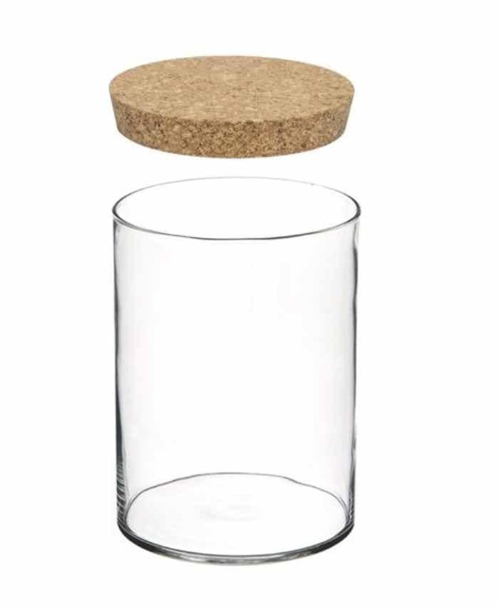 Immagine e commerce Cilindro in vetro diametro 13 alto 23 cm con tappo sughero