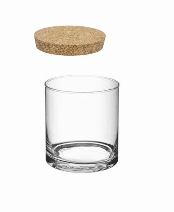 Immagine e commerce Cilindro in vetro con tappo sughero diametro 10 alto 10 cm