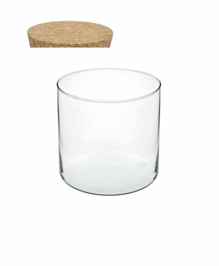 Immagine e commerce Cilindro in vetro diametro 13 alto 15 cm con tappo sughero