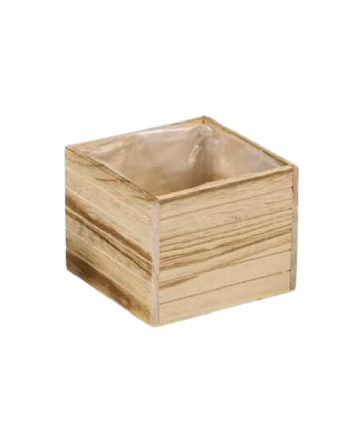 Immagine-e-commerce-Cassetta quadrata in legno naturale per piante vaso diametro cm 14