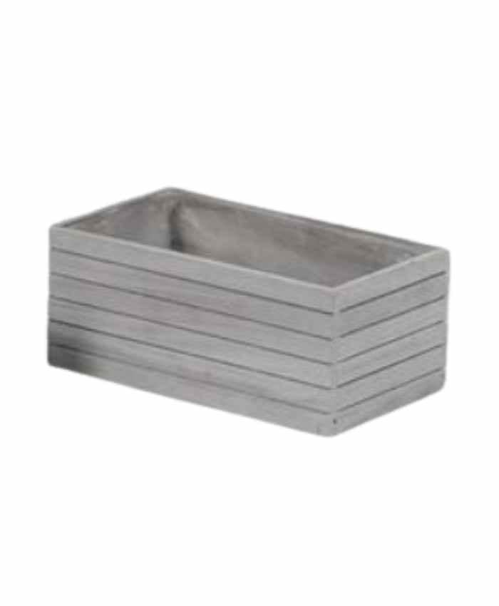 Immagine-e-commerce-Cassetta rettangolare in legno grigio per 2 piante vaso diametro cm 14