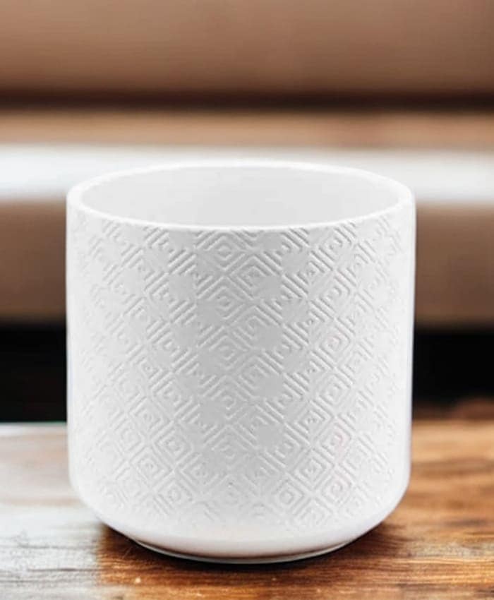 CS521-BI-Cilindro-in-ceramica-decori-geometrici-Bianco-diametro-16-cm