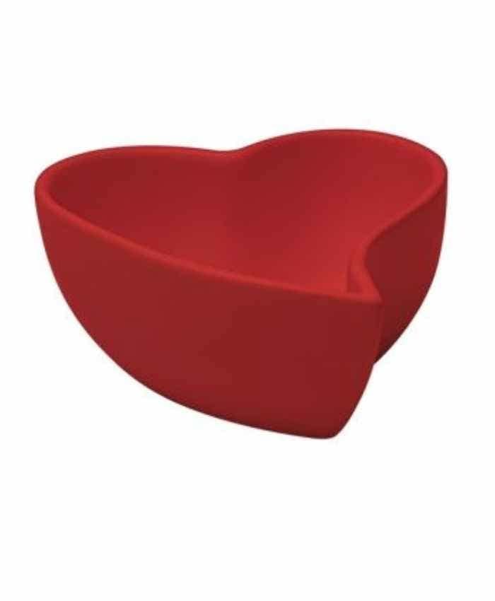 Immagine e commerce Cuore in ceramica Rosso 14x14 h 6 cm