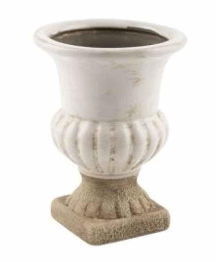 Immagine e commerce Coppa Romana Alta in cemento rivestita ceramica diametro 22 alta 29 cm