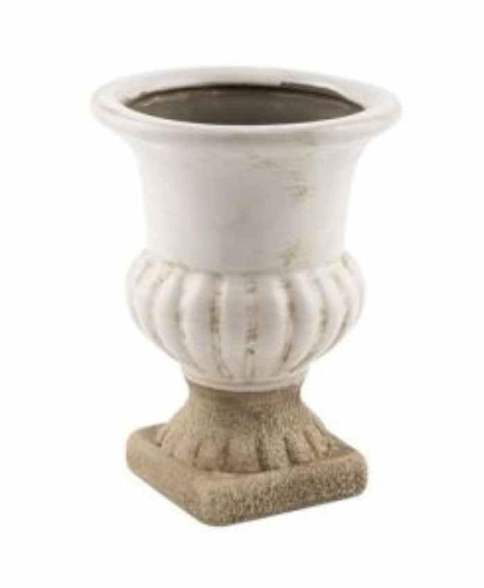 Immagine e commerce Coppa Romana Alta in cemento rivestita ceramica diametro 17 alta 23 cm