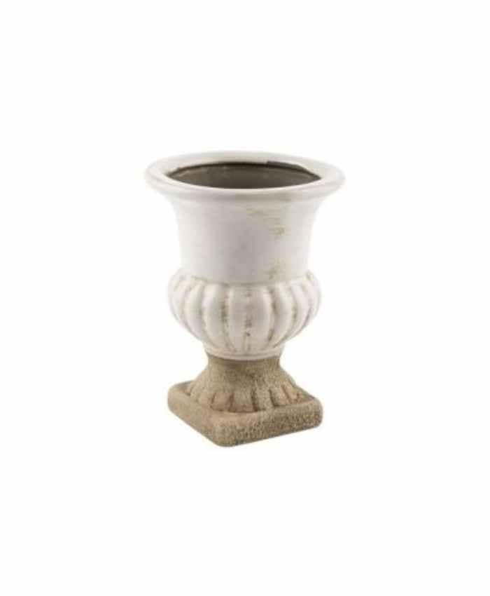 Immagine e commerce Coppa Romana Alta in cemento rivestita ceramica diametro 10 alta 14 cm
