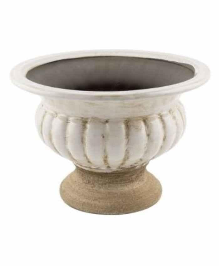 Immagine e commerce Coppa Romana Bassa in cemento rivestita ceramica diametro 31 alta 20 cm