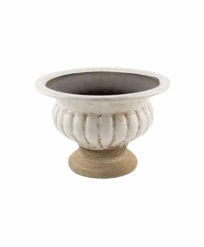 Immagine e commerce Coppa Romana Bassa in cemento rivestita ceramica diametro 15 alta 10 cm