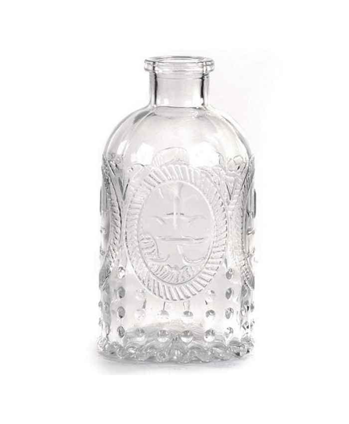 Immagine e commerce Vasi Monofiore bottiglietta cilindrica in vetro diametro 6 alta 13 cm - Trasparente