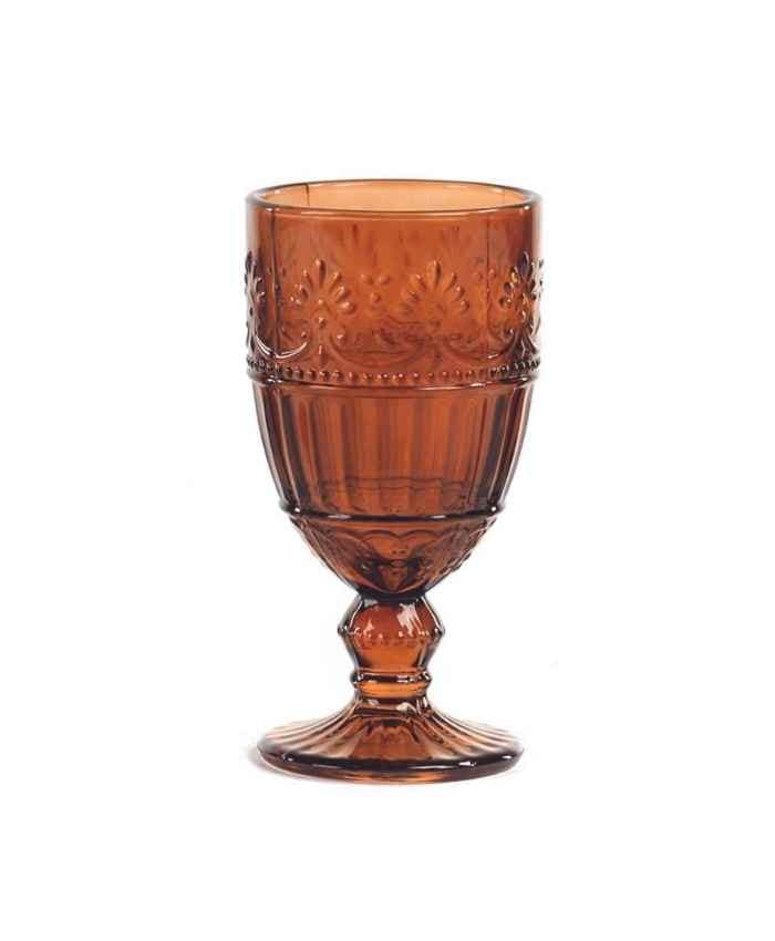 Immagine e commerce Bicchiere Calice Vino per allestimenti diametro 7 alto 15 cm - Ambra Scuro