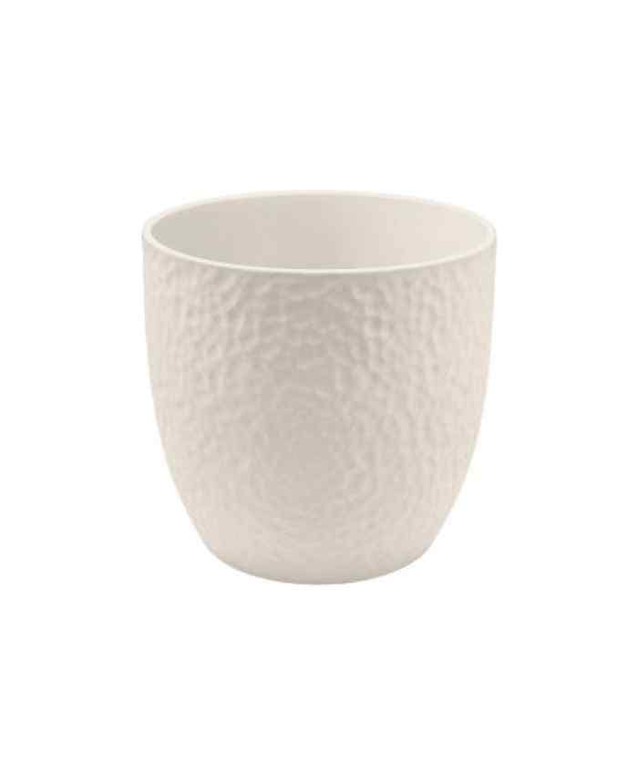 Immagine e commerce Portavaso Orchidea da interno in ceramica lavorata per piante vaso 12 cm Avorio