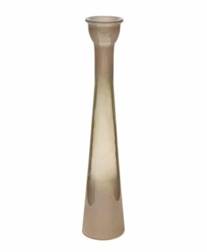 Immagine-e-commerce-Vaso di vetro alto monofiore Fumè diametro 9 alto 53 cm