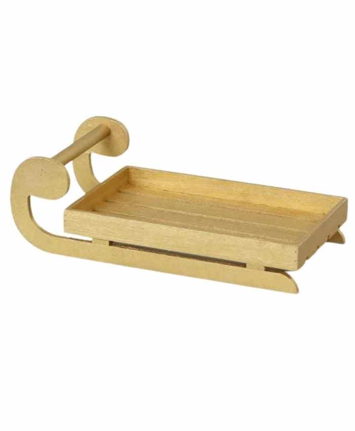Immagine-e-commerce-Cesto per Confezioni Natalizie a forma di slitta in legno naturale cm 46x23 h 18