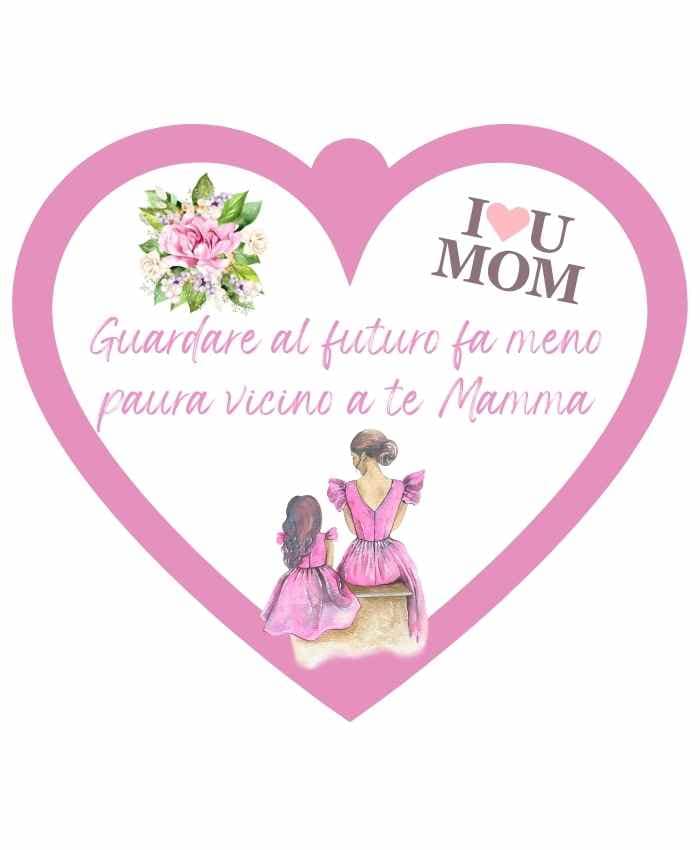 Immagine e commerce Cuoricino in forex con dedica mamma "futuro meno paura"