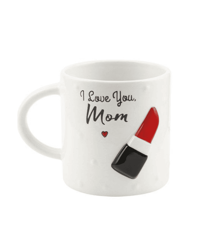 Immagine e commerce Tazze ceramica decoro mamma rossetto per piante vaso 9 cm