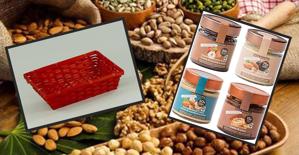 immagine categoria Cesti natalizi vuoti con frutta secca