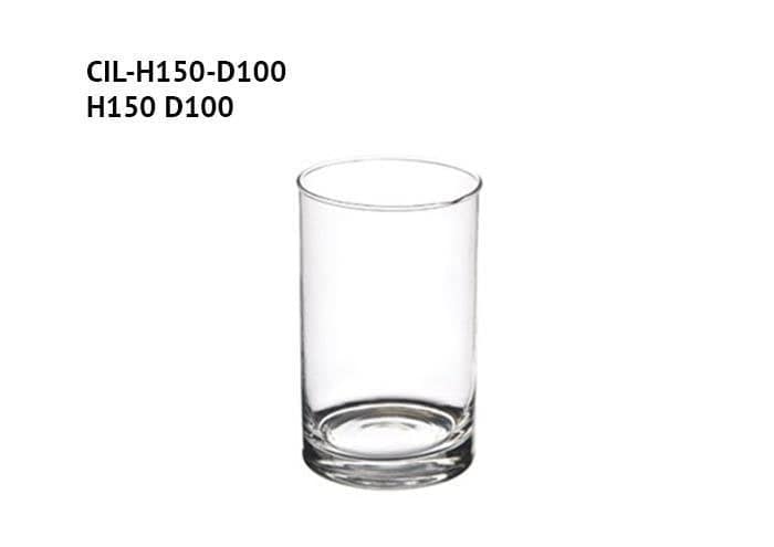 Cilindro vetro stretto diametro 10 alto 15 cm