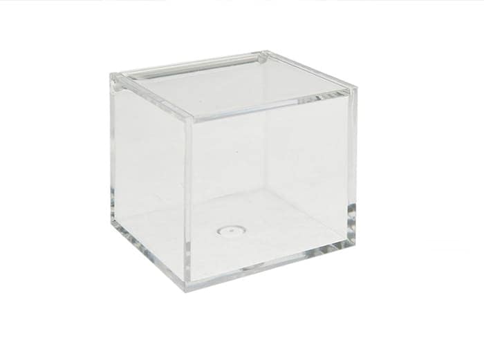 Immagine e commerce Cubo in plexiglass con tappo apribile lato 5 cm