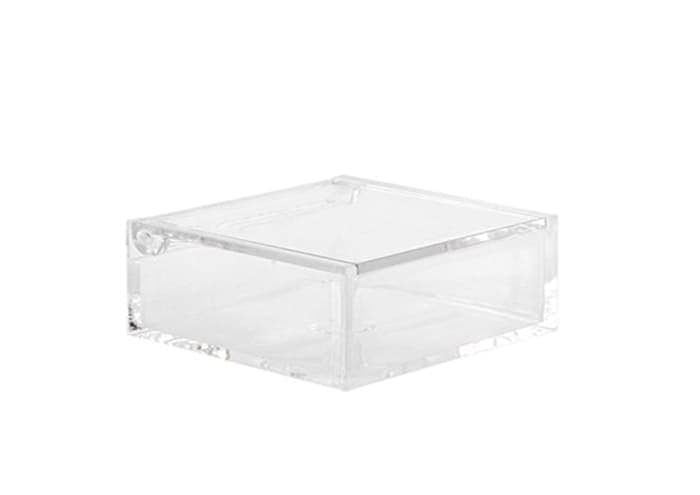Immagine e commerce Parallelepipedo in plexiglass con tappo apribile lato 6 alto 3 cm