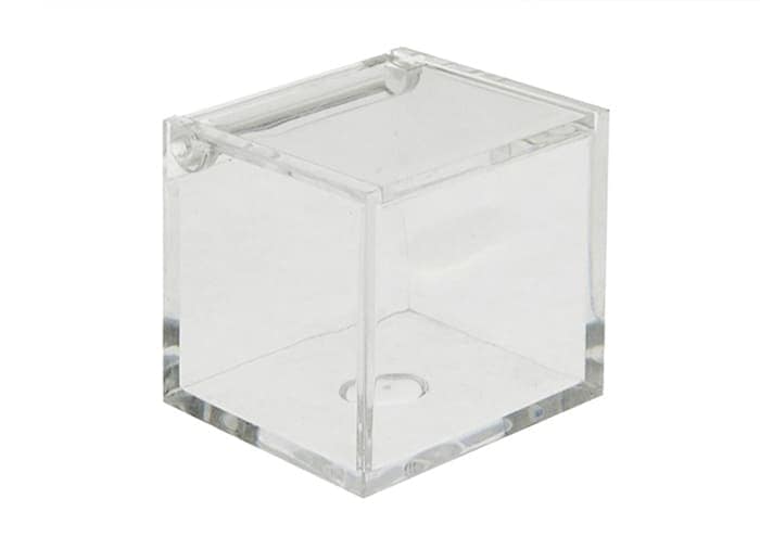Immagine e commerce Cubo in plexiglass con tappo apribile lato 10 cm