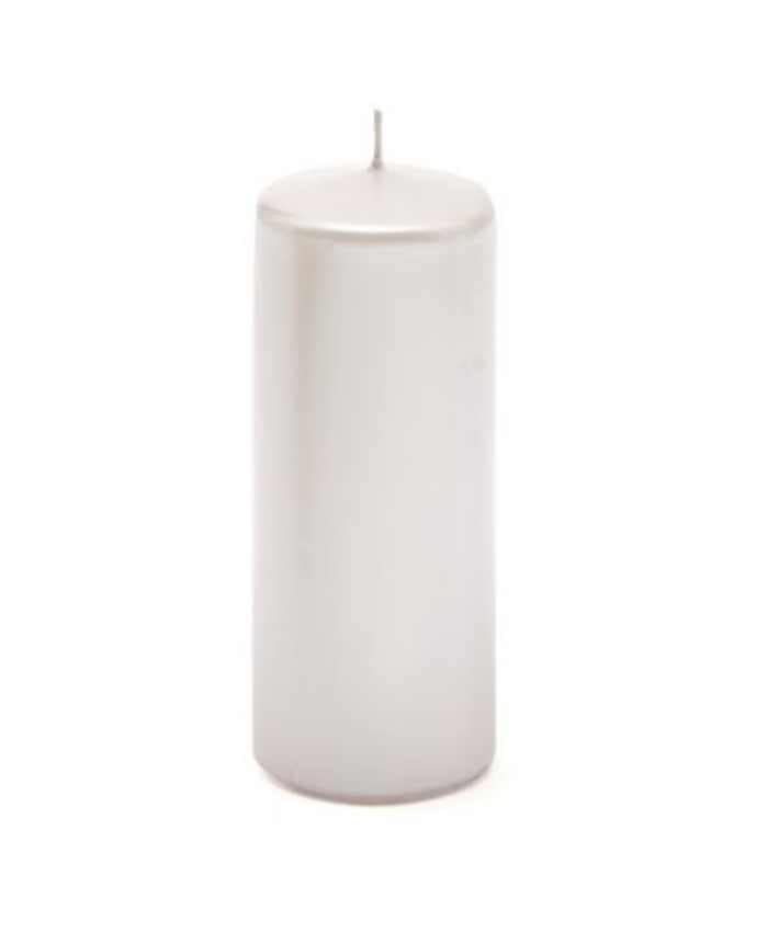 Immagine e commerce Candela Moccolo antigoccia in cera diametro 6 alta 15 cm confezione 16 pz - Bianco Perlato
