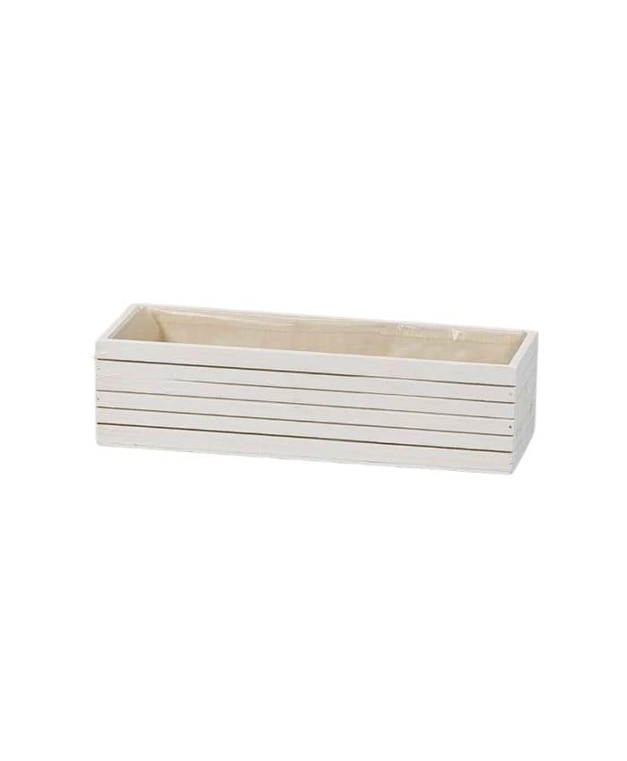 Immagine-e-commerce-Cassetta rettangolare in legno bianco per 3 piante vaso diametro cm 10