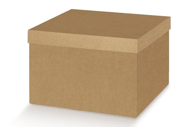 Immagine e commerce Scatola per cesti natalizi in cartoncino liscio cm 45x31 h31